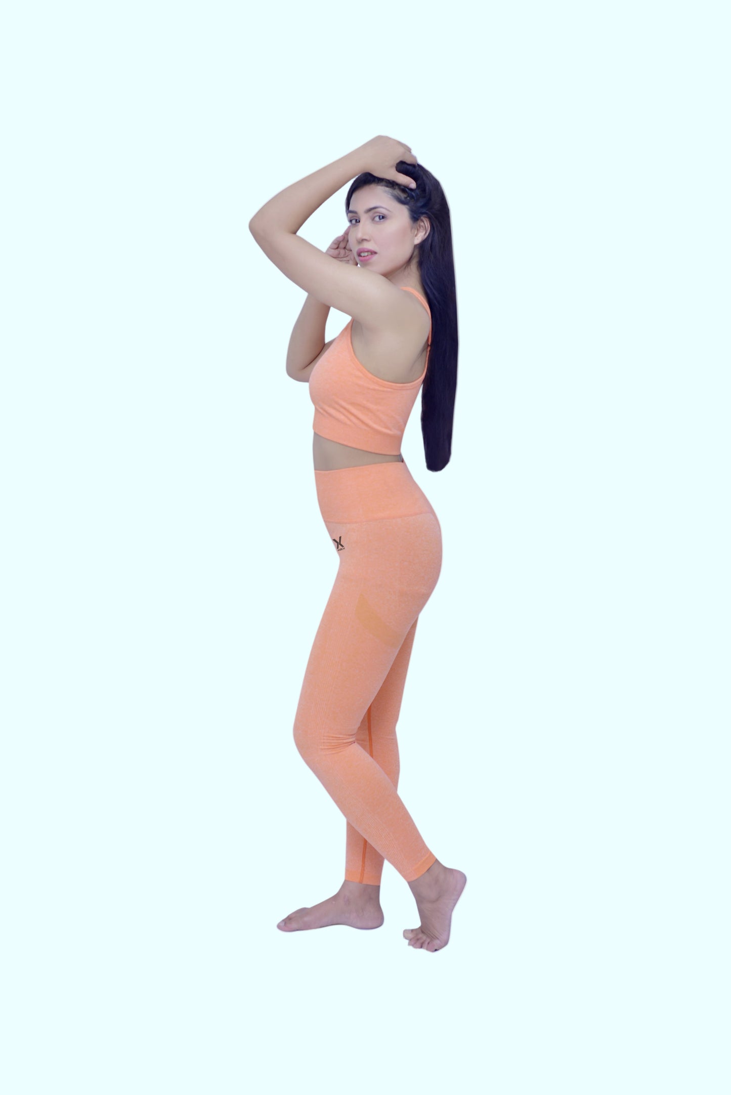 Orange 2pc Seamless