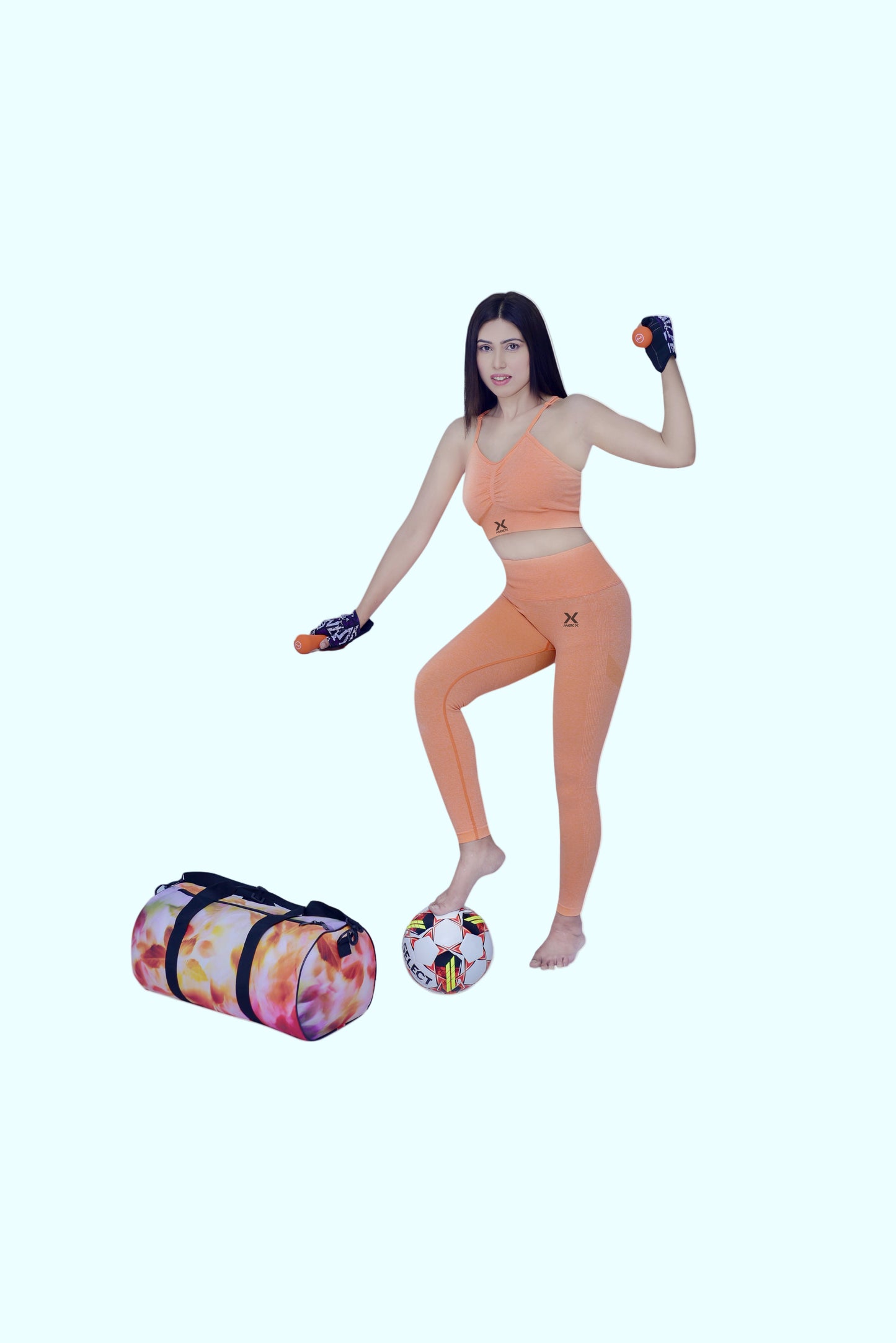 Orange 2pc Seamless