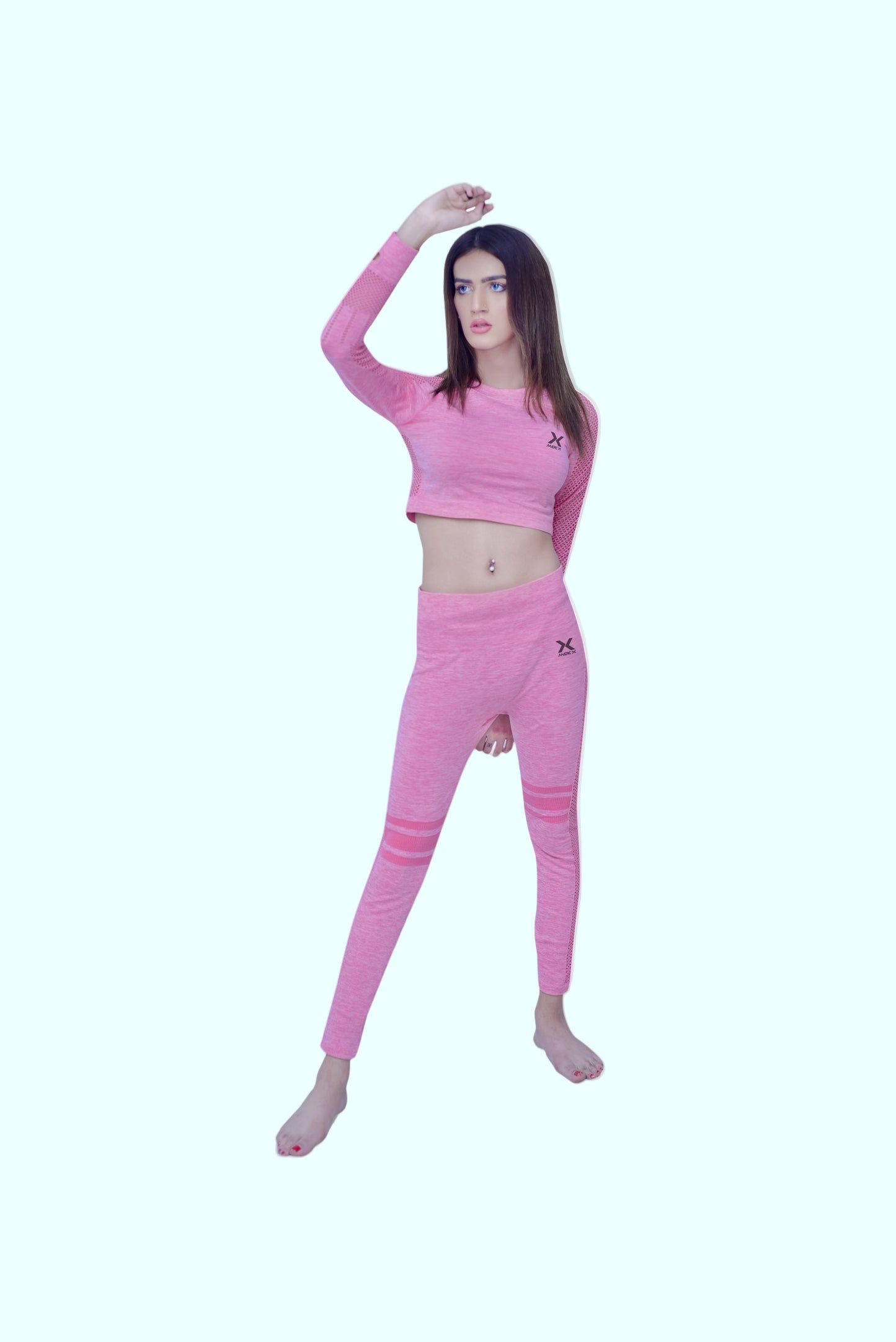 Pink 2pc Seamless