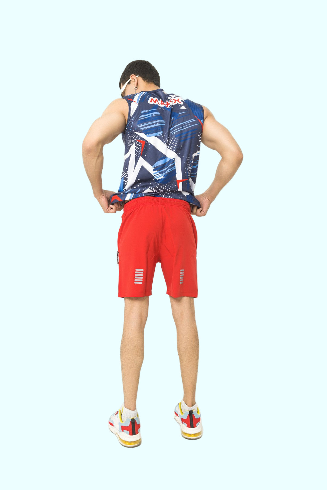 Red Gym Short