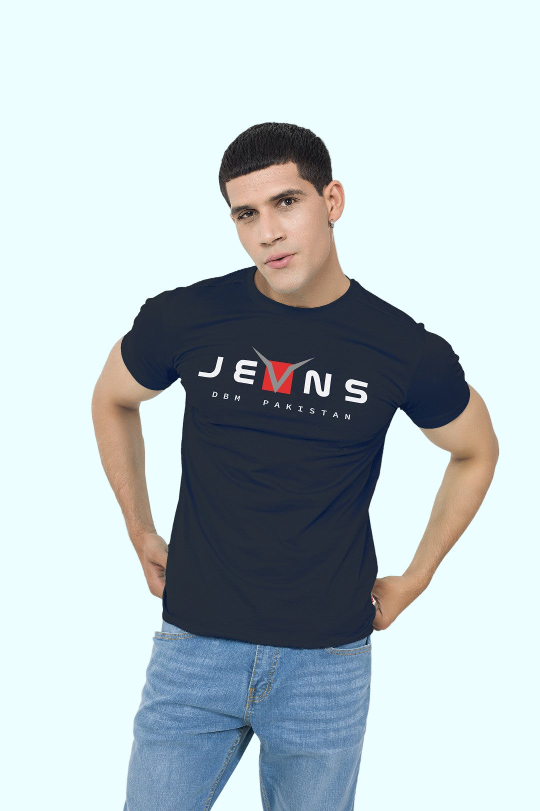Navy Blue Graphic Tee