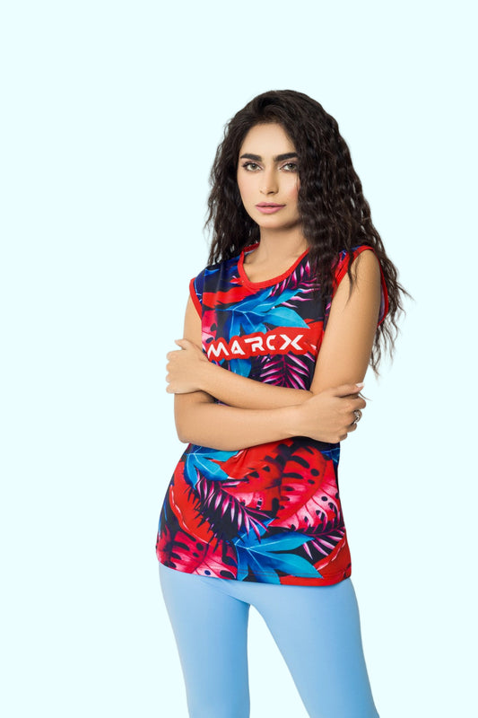 Red Blue Tank-Top