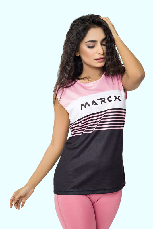 Pink n Black Tank Top