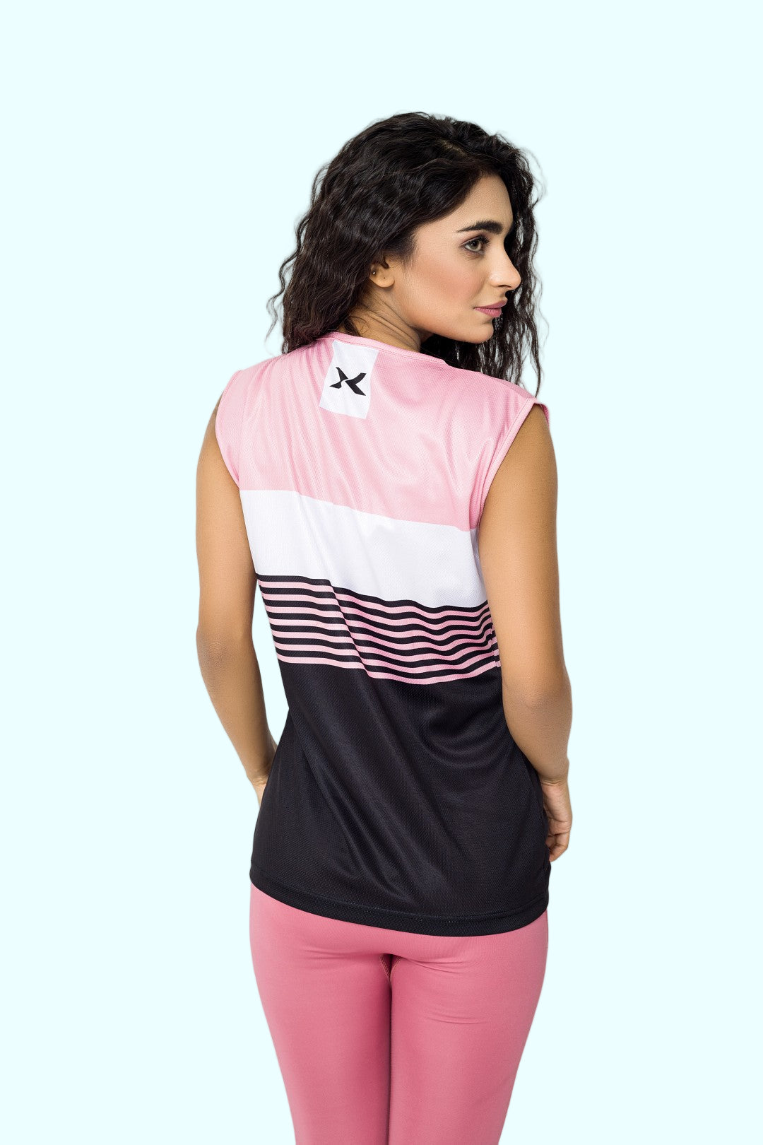 Pink n Black Tank Top