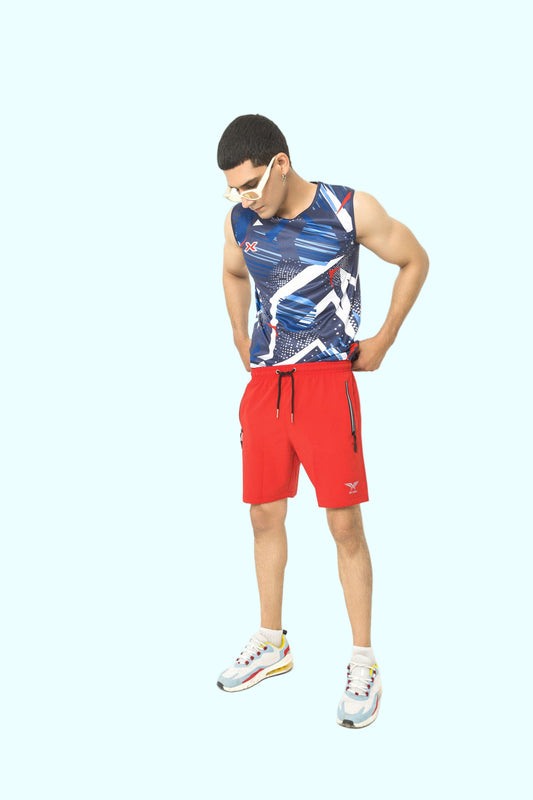 Red Gym Short