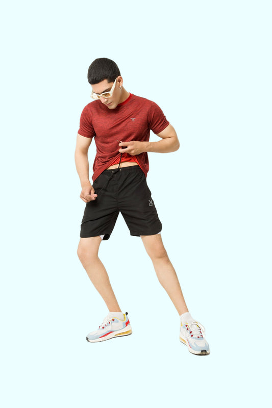 Black Double Short