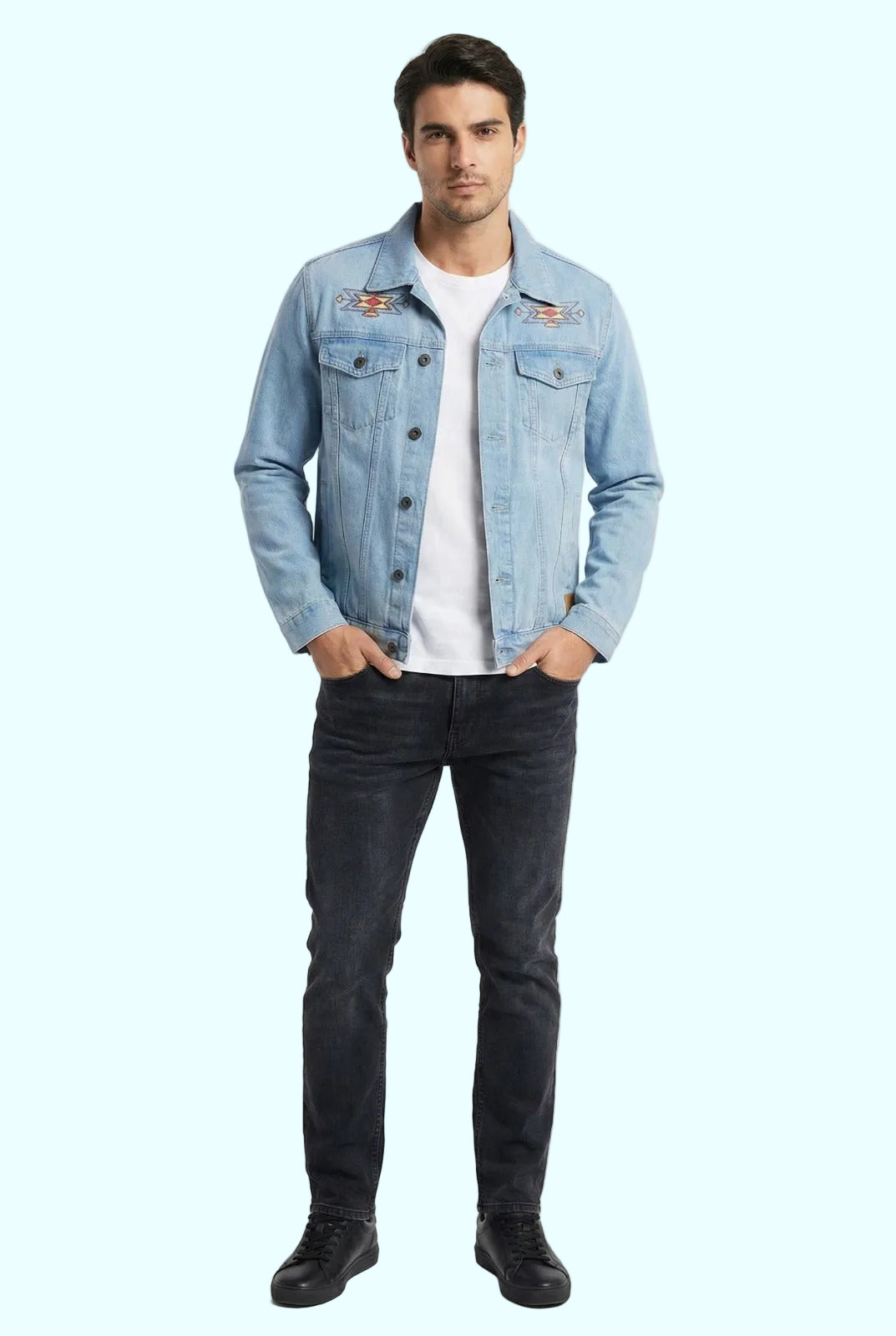 Sky blue Selvedge Denim Jacket