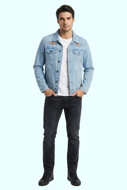Sky blue Selvedge Denim Jacket
