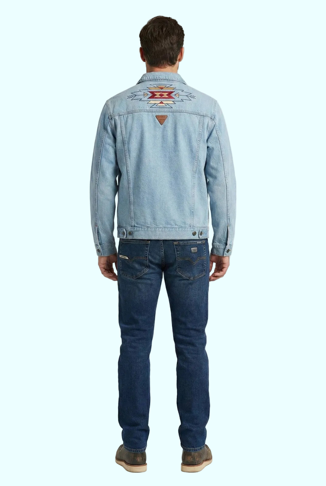Sky blue Selvedge Denim Jacket