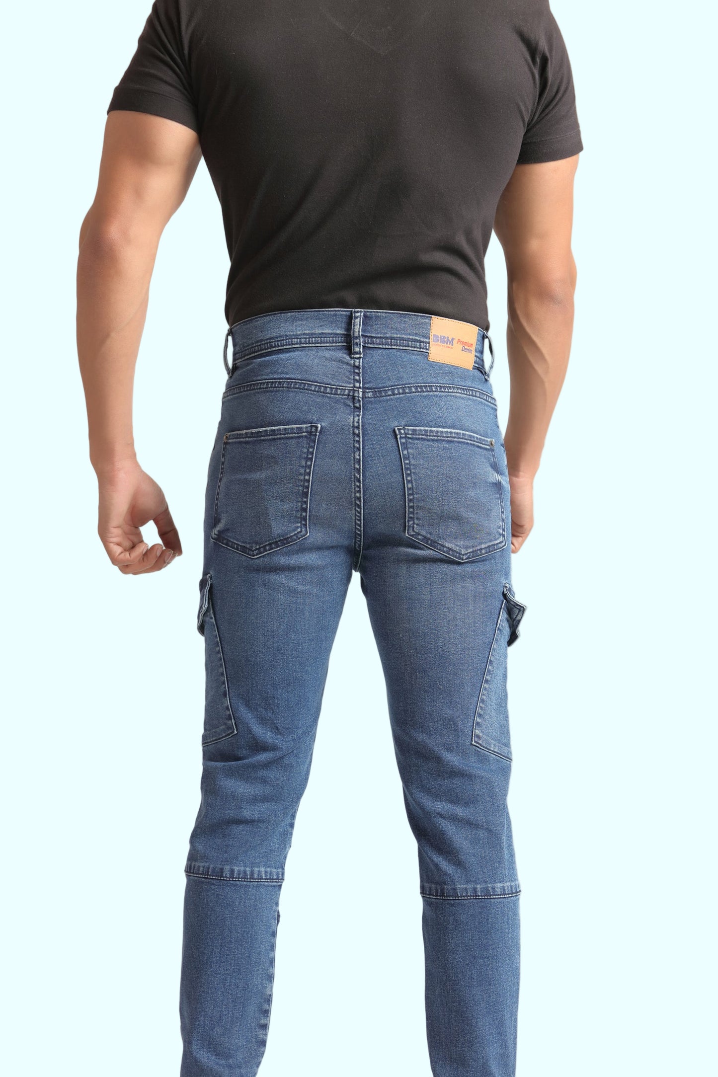 Blue Cargo Jeans