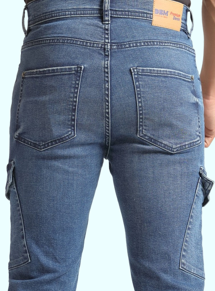 Blue Cargo Jeans