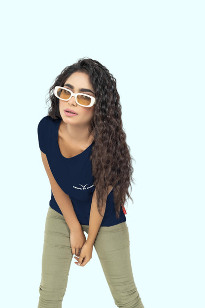 Navy Logo Tee