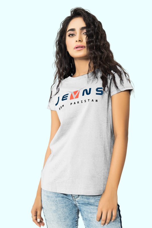 White Graphic Tee