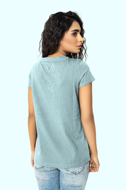 Wave Blue Graphic Tee